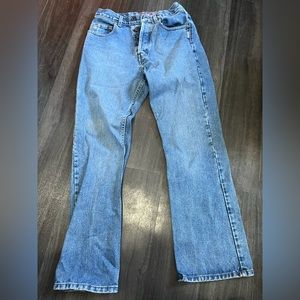 Vintage Y2K Silver Jeans 28/30